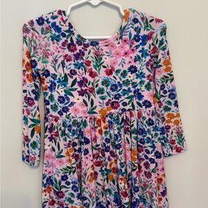 Little Sleepies Twirl Dress - Sweet Pea - with bodysuit 18-24m EUC - worn once